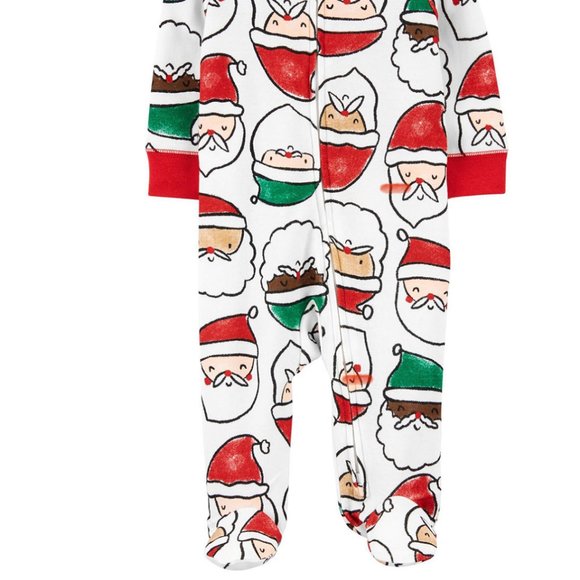 NWT 2t boys girls multicultural ethnic carters christmas sleeper family pajamas - Picture 1 of 6